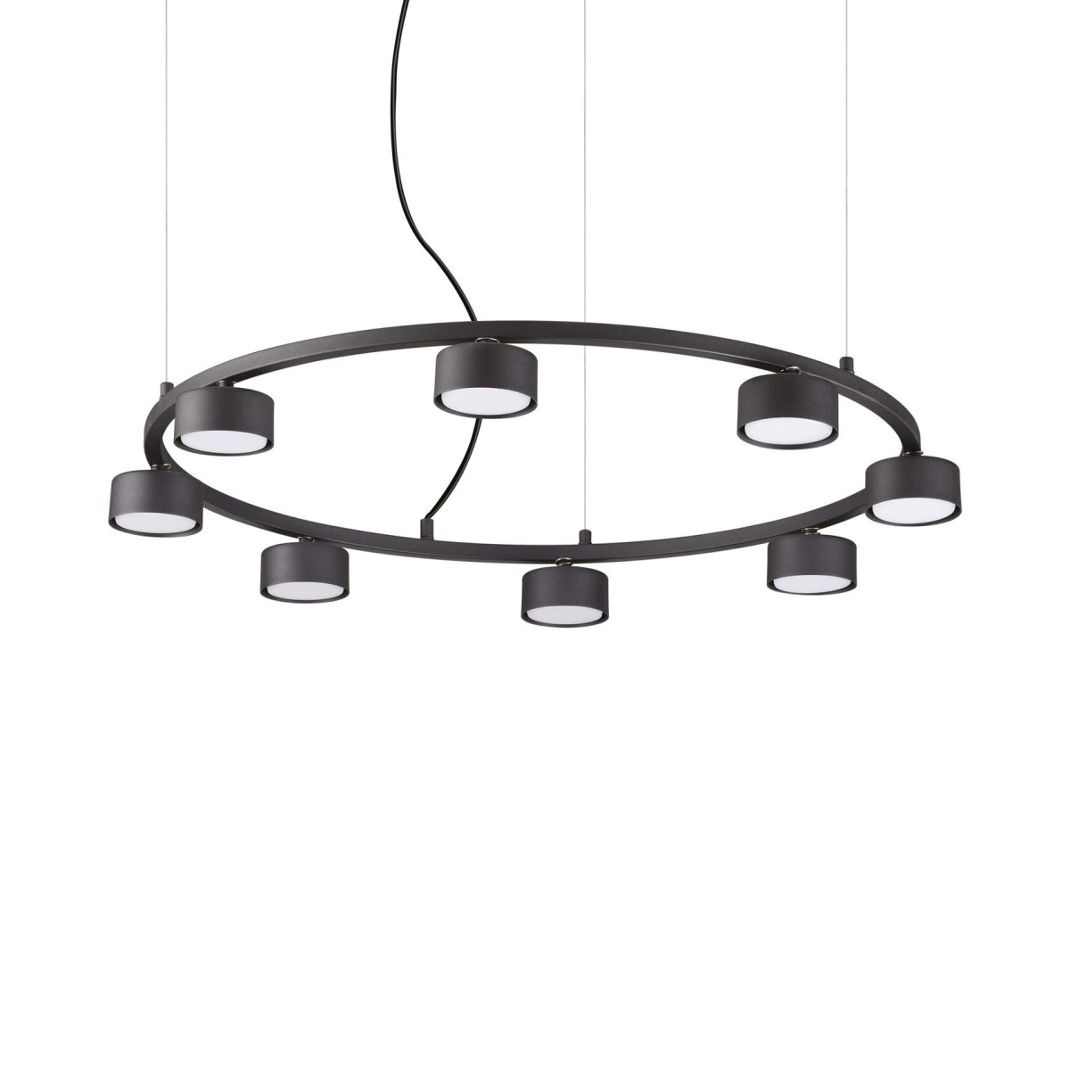 Люстра подвесная Ideal Lux Minor Round SP8 Черный GX53 235547