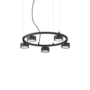 Люстра подвесная Ideal Lux Minor SP5 Round Черный GX53 235516