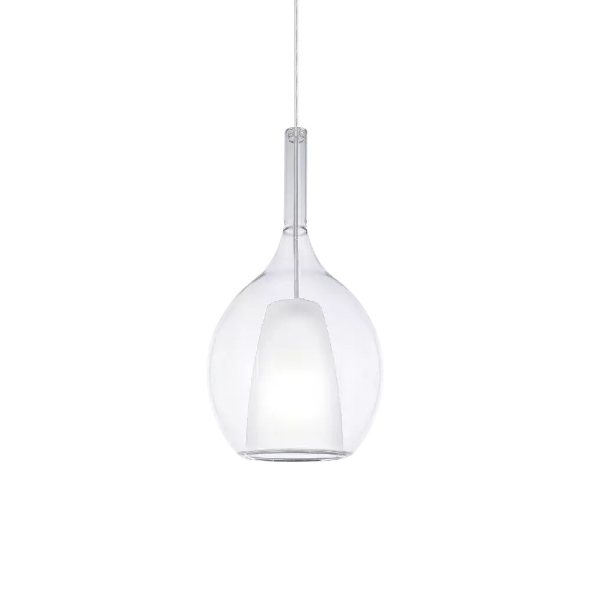 Светильник подвесной Ideal Lux Kalique SP1-3 D18 Прозрачный E27 360034