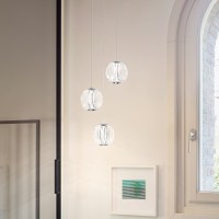 Светильник подвесной Ideal Lux Diamond SP3 Прозрачный 3000К LED 343464