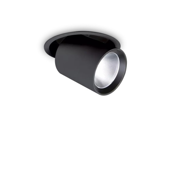 Светильник встраиваемый Ideal Lux Nova FI 20W 4000K LED Черный 370187