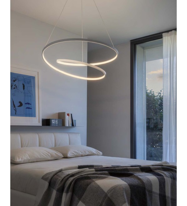 Люстра подвесная Ideal Lux Oz SP D080 On-Off 3000K Черный LED 269450