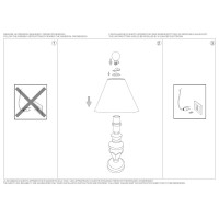 Лампа настольная Ideal Lux Firenze TL1 Золото E14 020853