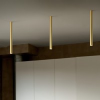 Светильник потолочный Ideal Lux Look LED PL01 Round D3.0 H040 On-Off 3000K Латунь 353326