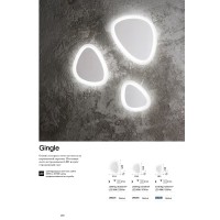 Светильник настенный Ideal Lux Gingle AP D25 Белый 3000К LED 196190