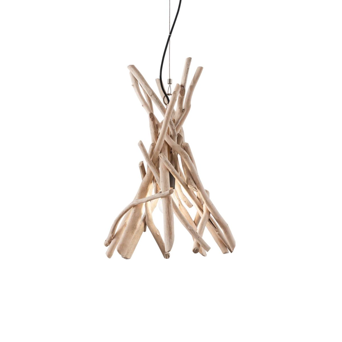 Светильник подвесной Ideal Lux Driftwood SP1 Дерево E27 129600