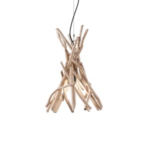 Светильник подвесной Ideal Lux Driftwood SP1 Дерево E27 129600