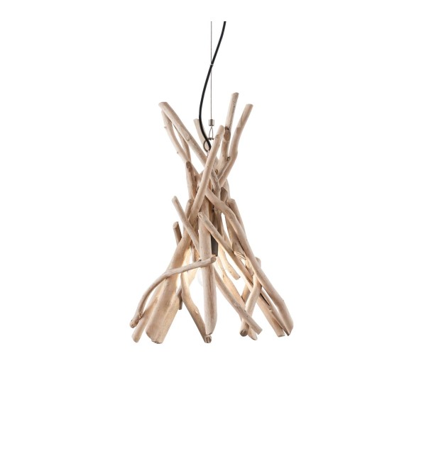 Светильник подвесной Ideal Lux Driftwood SP1 Дерево E27 129600