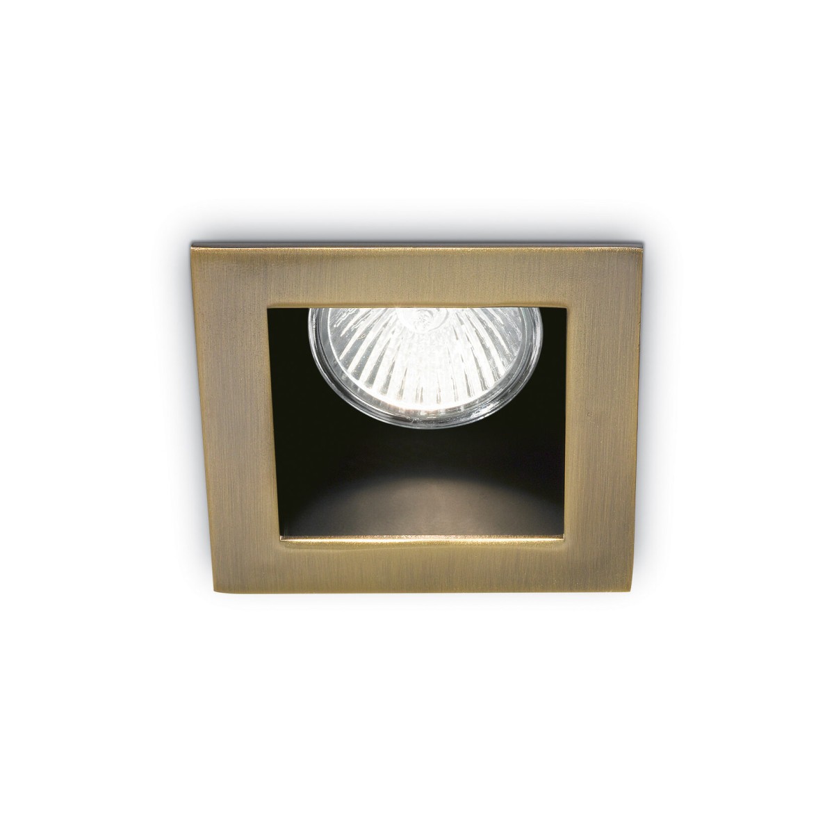 Светильник встраиваемый Ideal Lux Funky FI макс.1х50Вт IP20 GU10 230В Латунь античная Железо Не поворотный Без лампы 083247