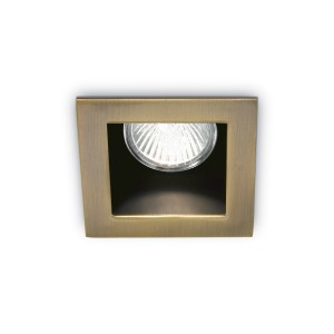 Светильник встраиваемый Ideal Lux Funky FI макс.1х50Вт IP20 GU10 230В Латунь античная Железо Не поворотный Без лампы 083247