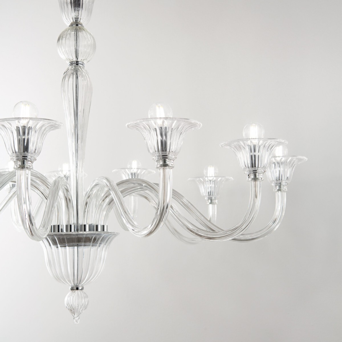 Люстра подвесная Ideal Lux Brigitta SP8 Прозрачный E14 199382