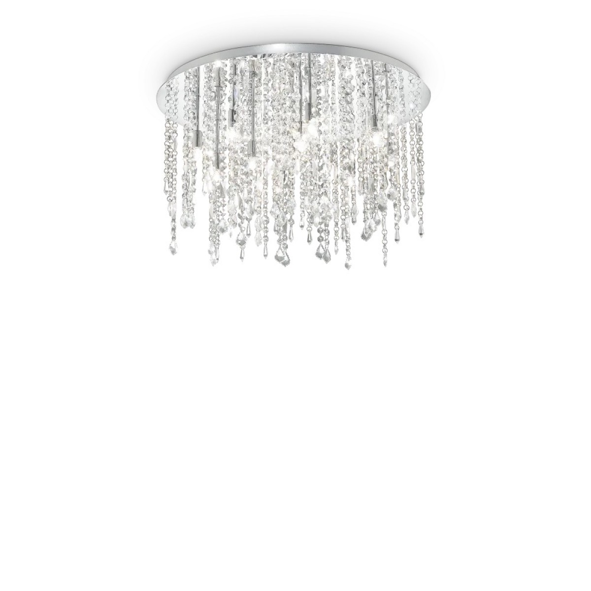 Люстра потолочная Ideal Lux Royal PL12 Хром G9 053004