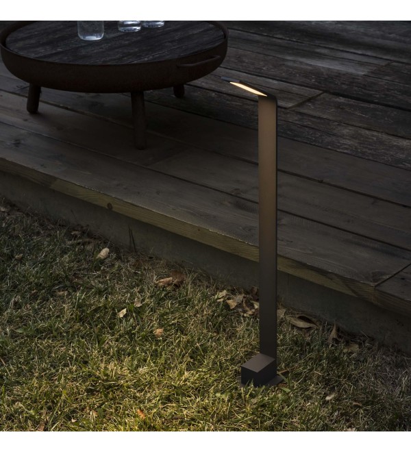 Светильник садово-парковый Ideal Lux Agos PT H80 3000K Антрацит LED 254319