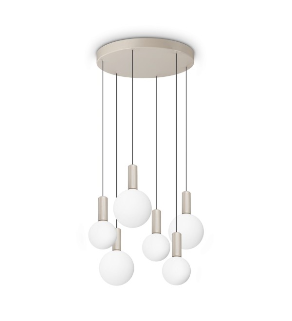 Люстра подвесная Ideal Lux Odeon SP6 Round Белый 3000К LED 349237