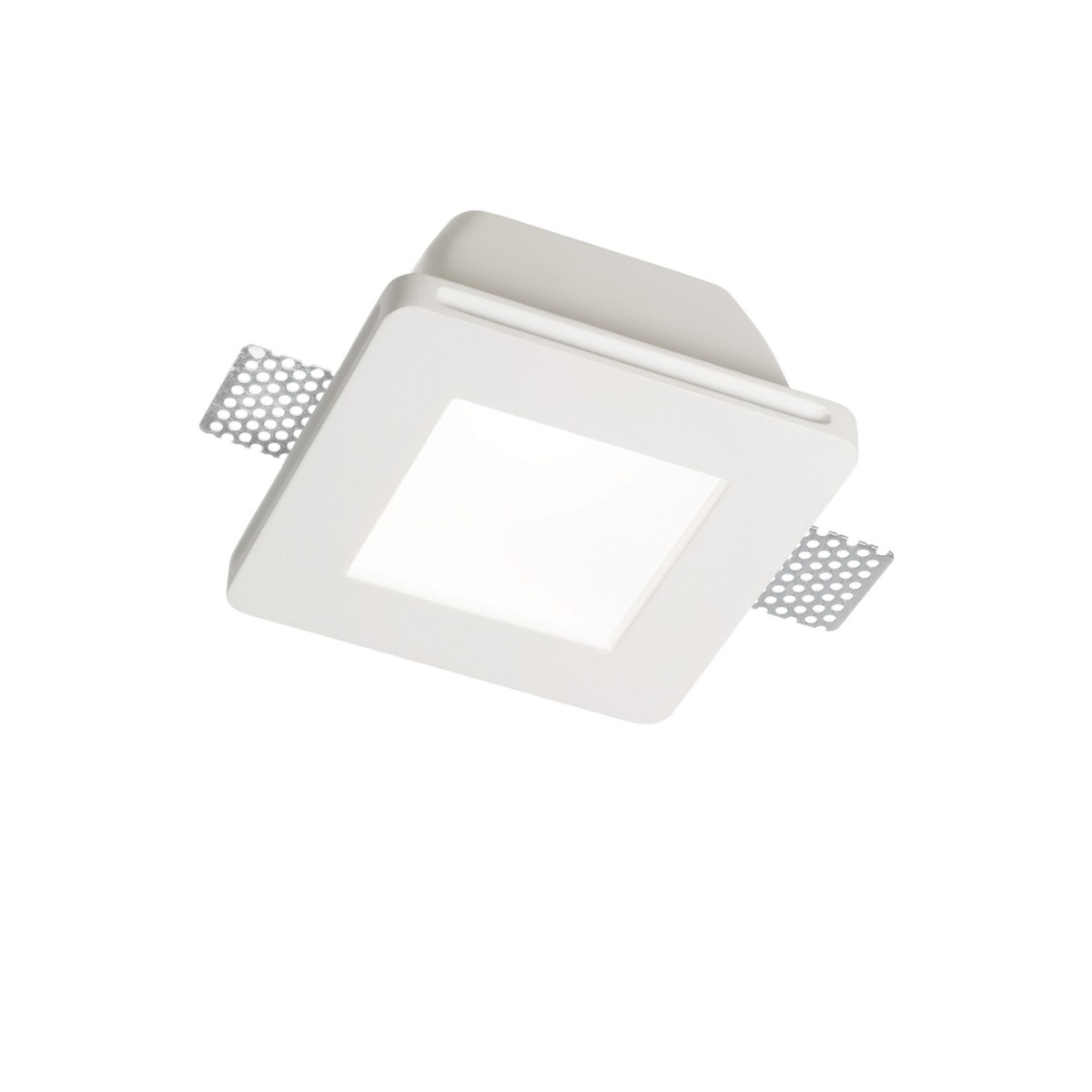Светильник встраиваемый Ideal Lux Samba FI D77 Square Белый гипс GU10 150116