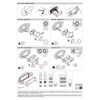 Светильник уличный встраиваемый Ideal Lux Avenue FI Square макс.1х9Вт IP66 GX53 230В Черный/Белый Смола 096582