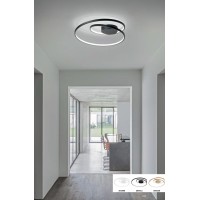 Светильник потолочный Ideal Lux Oz PL D100 LED 3000K Черный 364995