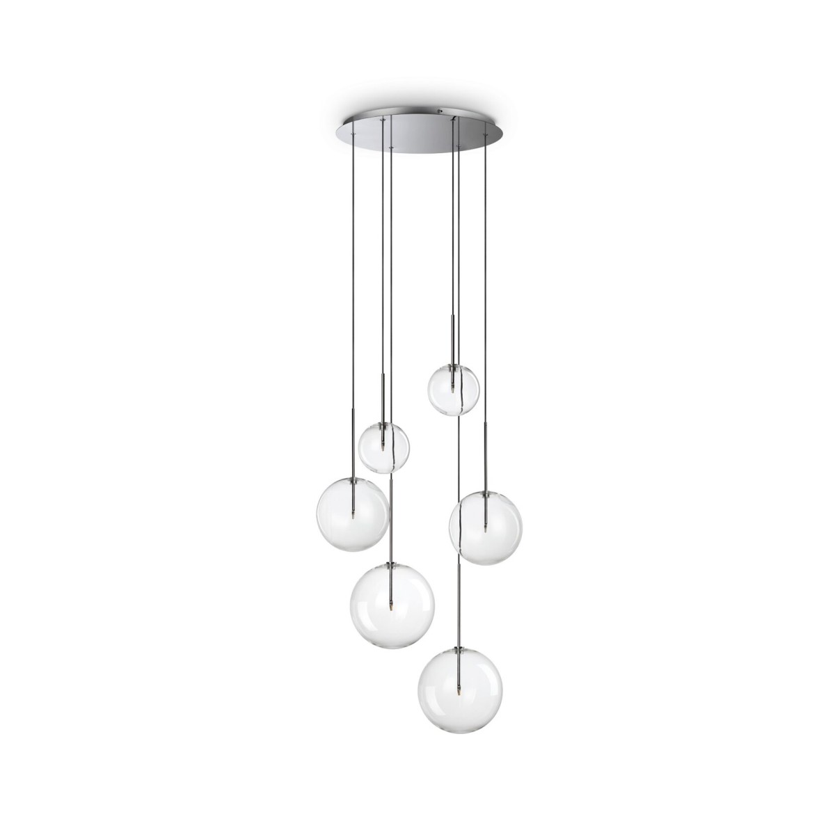 Люстра подвесная Ideal Lux Equinoxe SP6 Хром G4 317250