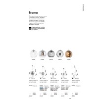 Светильник подвесной Ideal Lux Nemo SP1 D40 Серый E27 094229