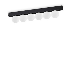 Светильник потолочный Ideal Lux Binomio LED PL6 Черный 3000К LED 313290