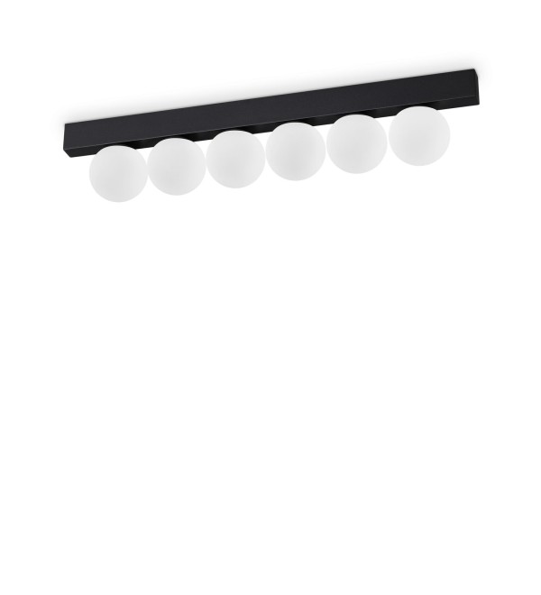 Светильник потолочный Ideal Lux Binomio LED PL6 Черный 3000К LED 313290