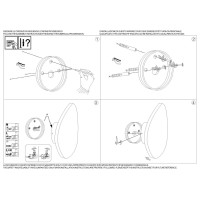 Светильник настенный Ideal Lux Peggy AP 10Вт Белый 3000К LED 257235