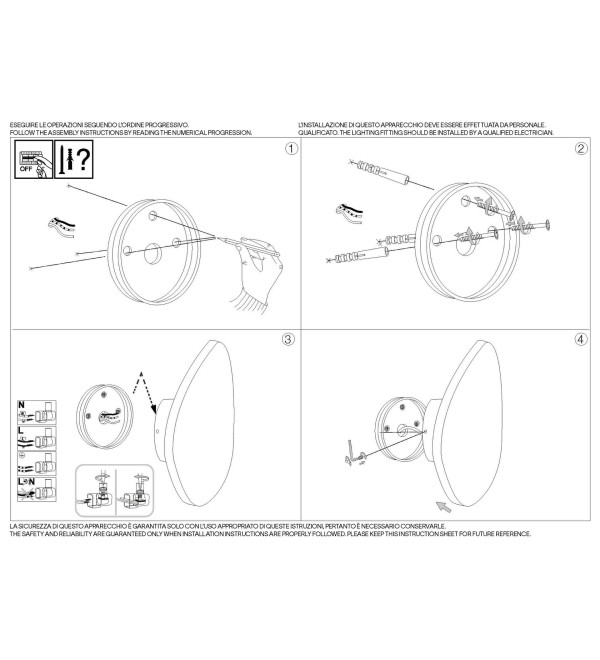 Светильник настенный Ideal Lux Peggy AP 10Вт Белый 3000К LED 257235