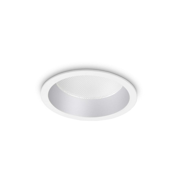 Светильник встраиваемый Ideal Lux Deep FI D103 10Вт 1350Лм 3000К IP44 LED 230В Белый Алюминий Не диммируемый 249018