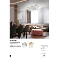 Люстра потолочная Ideal Lux Martinez PL8 Хром E14 166285