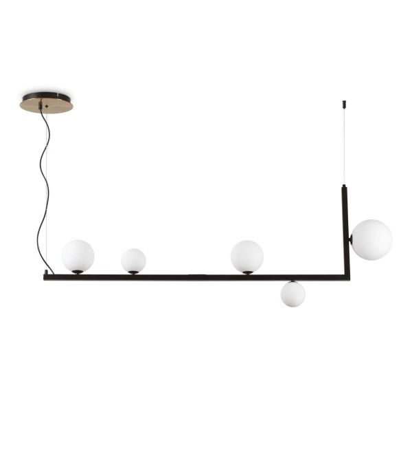 Люстра подвесная Ideal Lux Birds SP5 Черный G9 273648