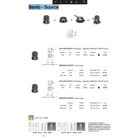 Светильник встраиваемый Ideal Lux Bento Source 09W 3000K LED Черный 279596
