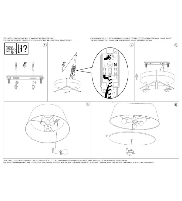 Люстра потолочная Ideal Lux Woody PL4 Черный E27 103273