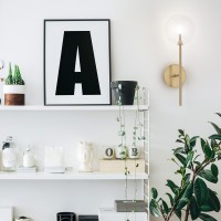 Светильник настенный Ideal Lux Equinoxe AP1 G4 Янтарный 345321