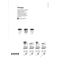 Люстра потолочная Ideal Lux Perlage PL18 G9 Янтарь 328379