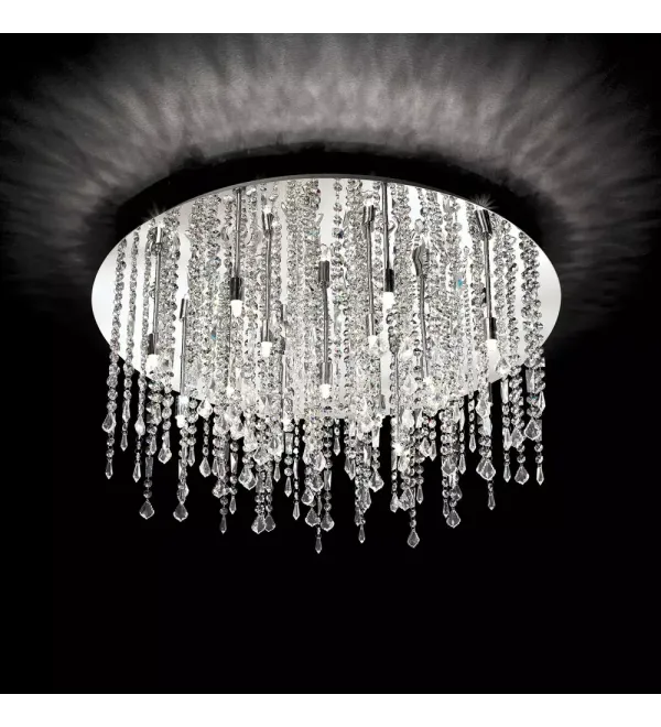 Люстра потолочная Ideal Lux Royal PL8 Хром G9 052991