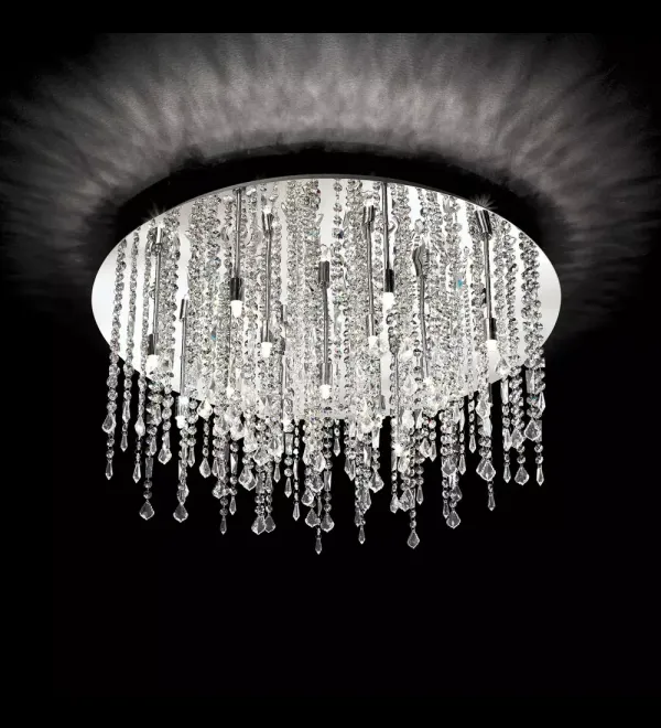 Люстра потолочная Ideal Lux Royal PL8 Хром G9 052991