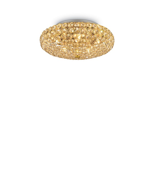 Люстра потолочная Ideal Lux King PL5 Золото G9 073187