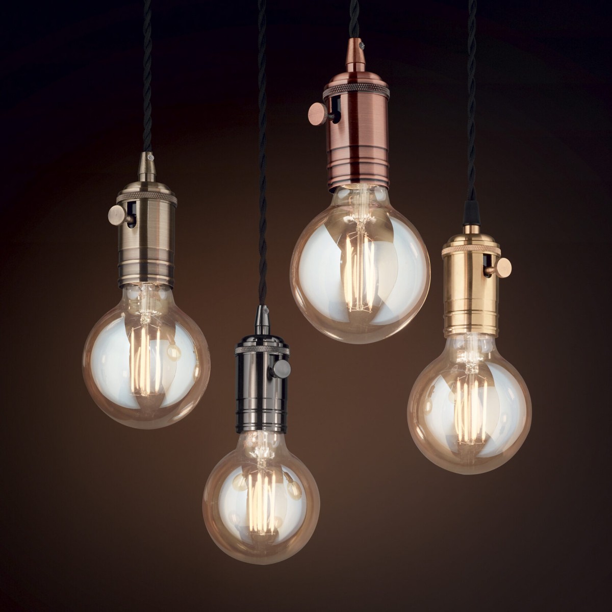 Светильник подвесной Ideal Lux Doc SP1 Латунь античная E27 163109