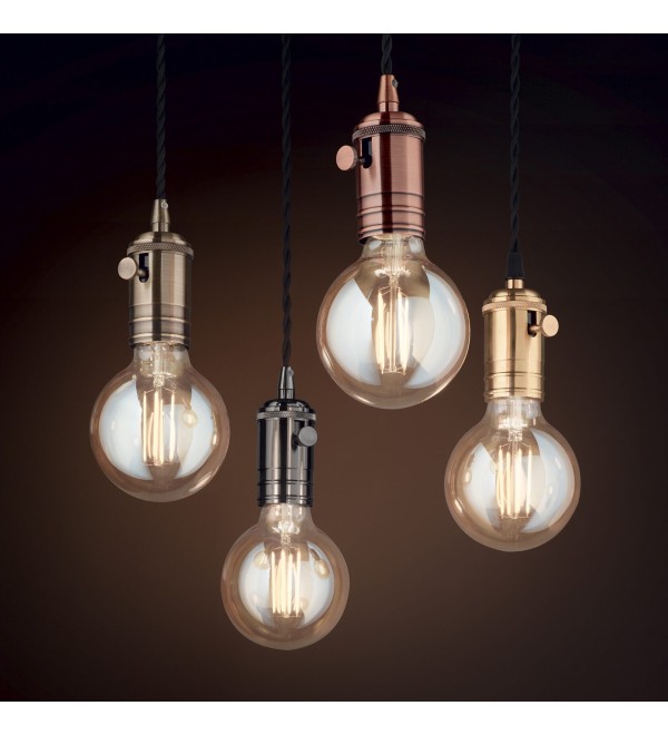 Светильник подвесной Ideal Lux Doc SP1 Латунь античная E27 163109