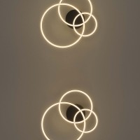Люстра потолочная Ideal Lux Frame PL Сerchio Черный 3000К 269825