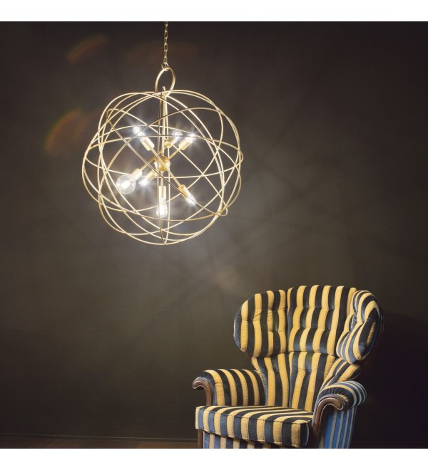 Люстра подвесная Ideal Lux Konse SP1 Золото E27 155968