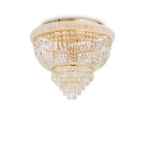 Люстра потолочная Ideal Lux Dubai PL6 Латунь E14 201016