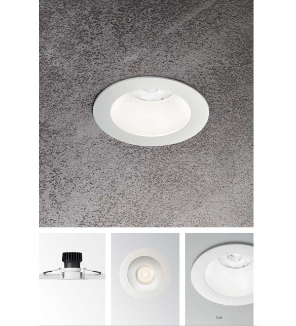 Светильник встраиваемый Ideal Lux Dynamic Source 09W 3000K LED Черный 252988