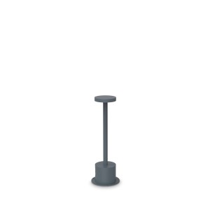 Светильник уличный настольный Ideal Lux Toffee PT D08 H25 Антрацит Аккумулятор 3000К LED 347745