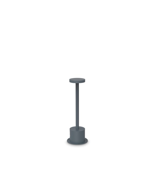 Светильник уличный настольный Ideal Lux Toffee PT D08 H25 Антрацит Аккумулятор 3000К LED 347745