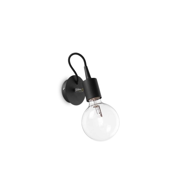 Светильник настенный Ideal Lux Edison AP1 Черный E27 148908