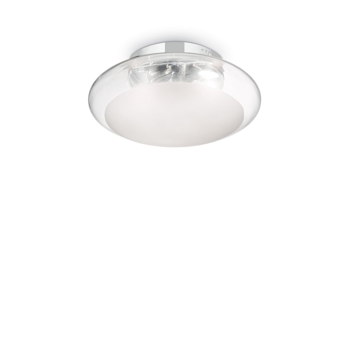 Светильник потолочный Ideal Lux Smarties PL1 D33 Прозрачный E27 035543