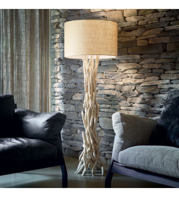 Торшер напольный Ideal Lux Driftwood PT1 Дерево E27 148939