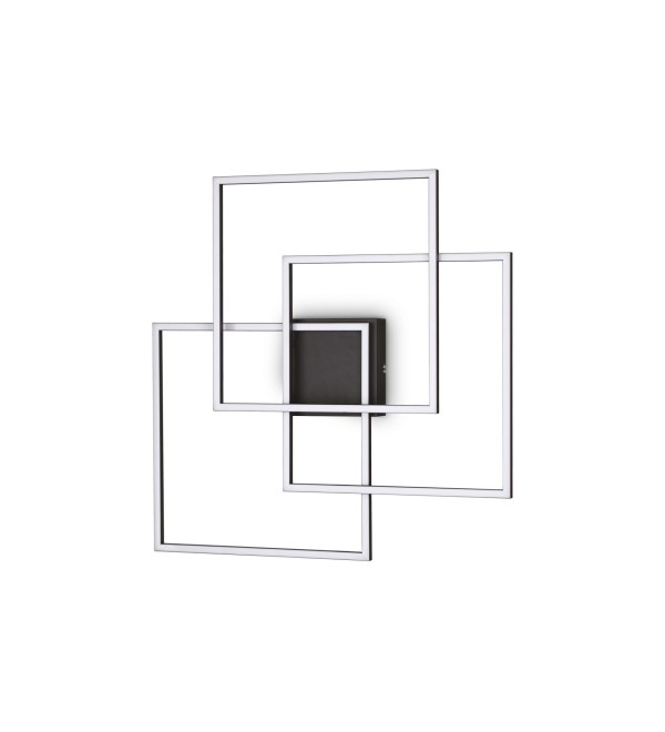 Люстра потолочная Ideal Lux Frame PL Quadrato Черный 3000K 270678