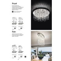 Люстра потолочная Ideal Lux Royal PL12 Хром G9 053004